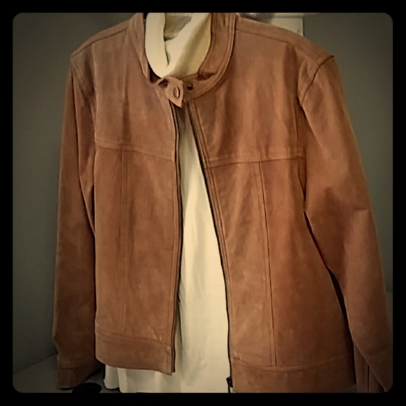 NWOT Leather Jacket - Picture 1 of 8